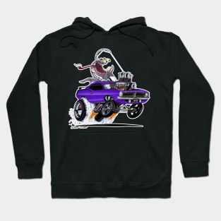 FISH TAILIN 1970 'cuda PURPLE Hoodie